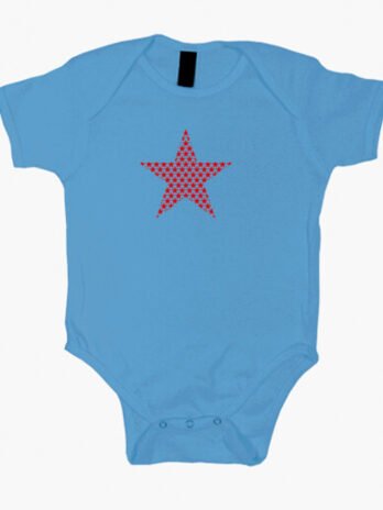 Body bebé con la estrella 5 puntas