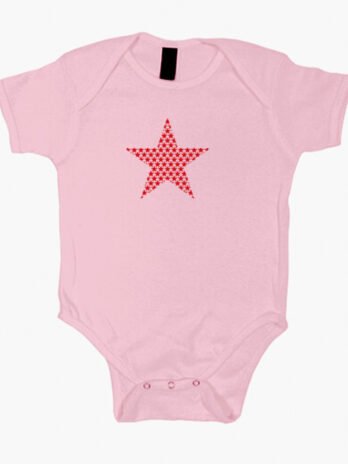 Body bebé con la estrella 5 puntas