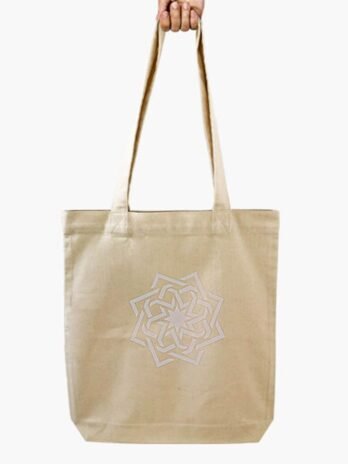 Bolsa de tela con estrella de 8 puntas