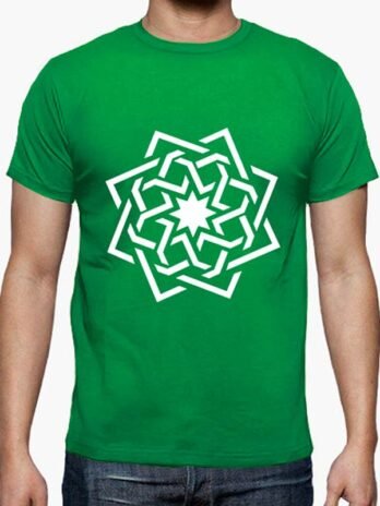 Camiseta hombre manga corta con estrella 8 puntas