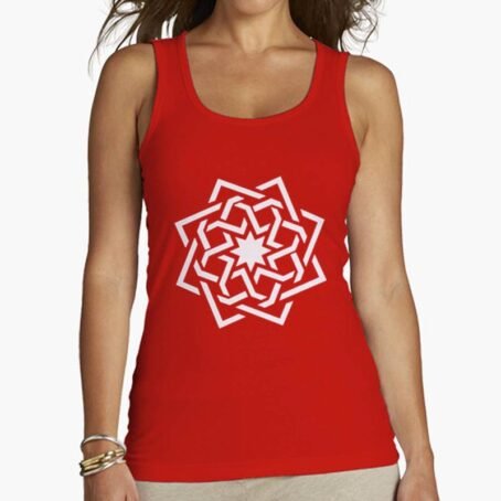 Camiseta Mujer Sin Mangas Estrella 8 Puntas