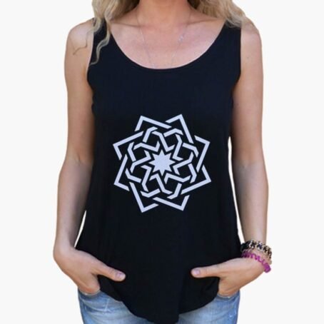 Camiseta Mujer Tirantas Estrella 8 Puntas