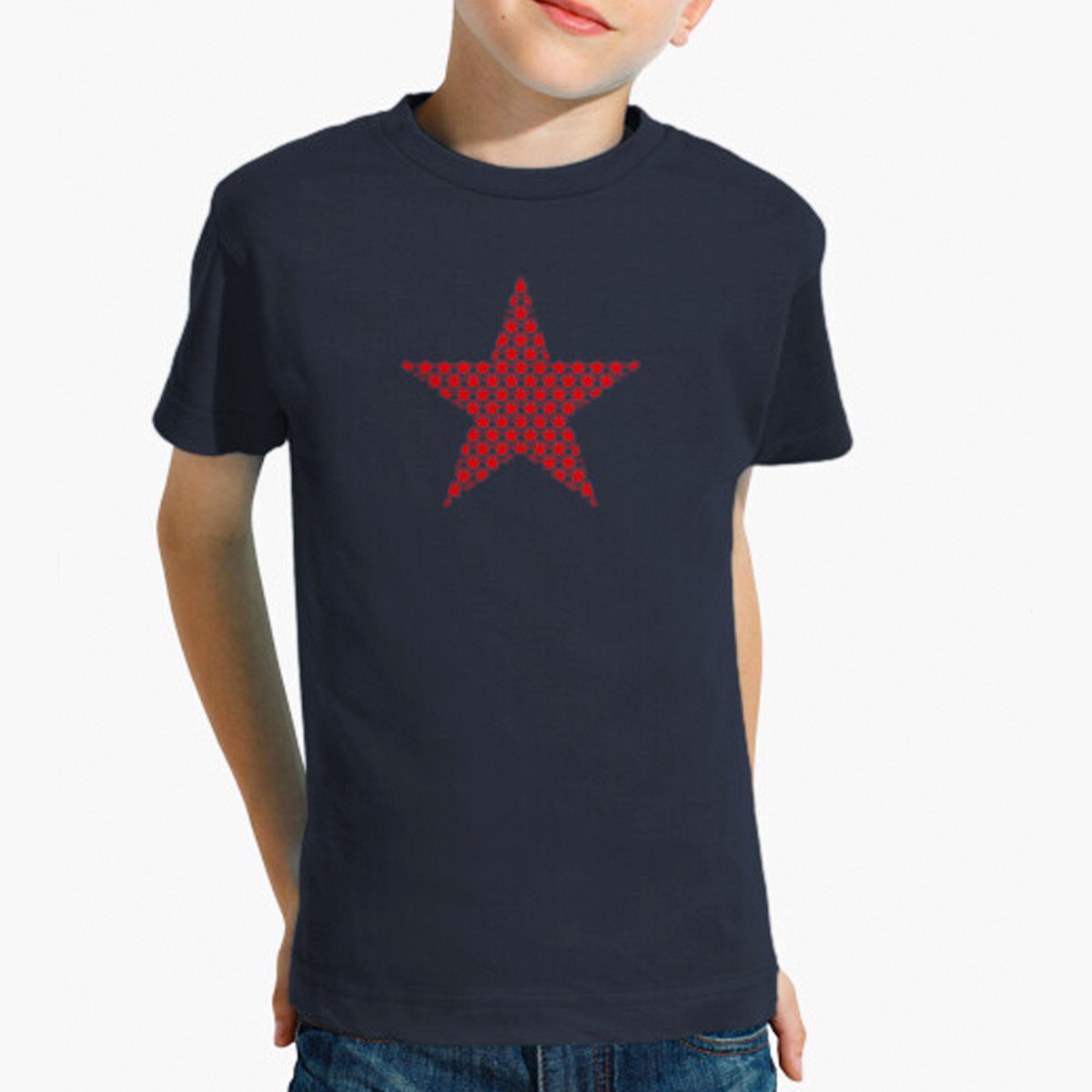 Camiseta Niño Manga Corta Estrella 5 Puntas
