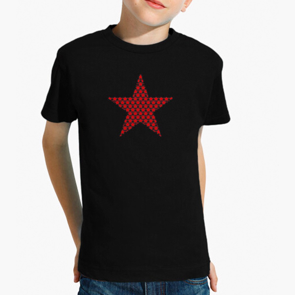 Camiseta Niño Manga Corta Estrella 5 Puntas